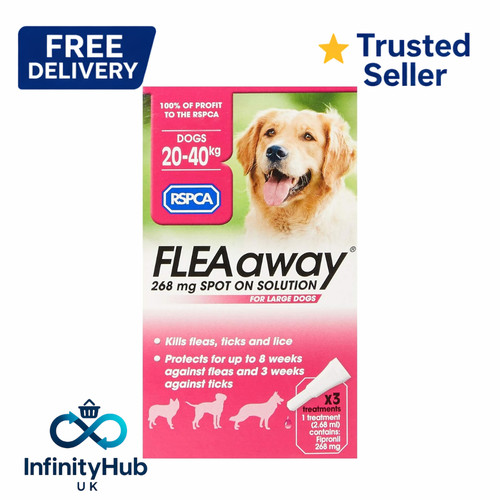 Rspca fleaaway large - fleaaway, dogs