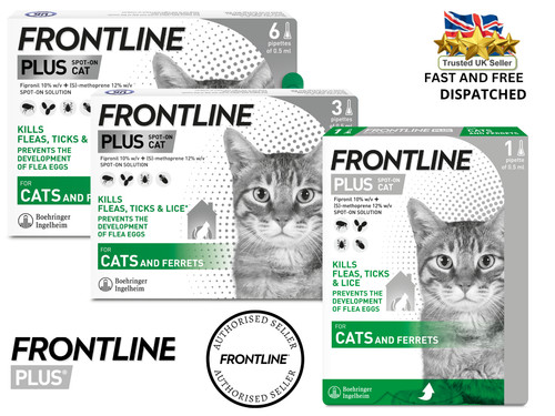 Frontline plus cat flea - frontline,