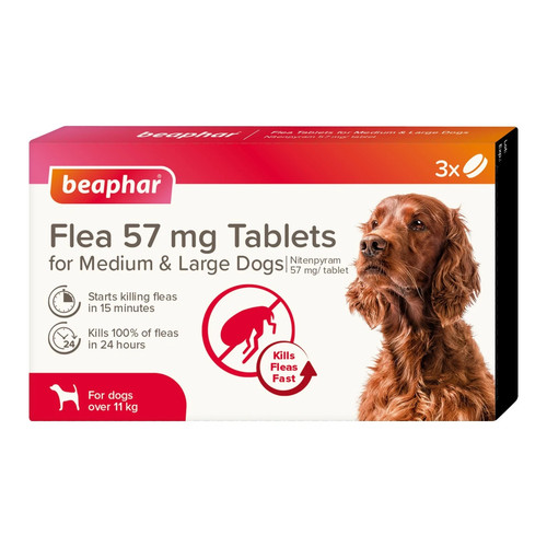 Beaphar dog flea tablets - dog,