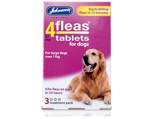 Johnson 4fleas tablets - tablets, for