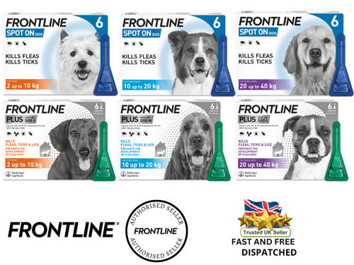 Frontline spot plus dog - frontline,