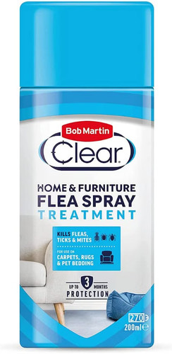 Clear flea spray - clear, treatment