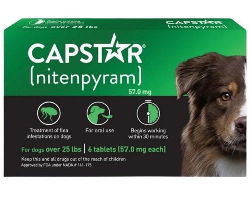 Capstar flea treatment tablets - capstar,