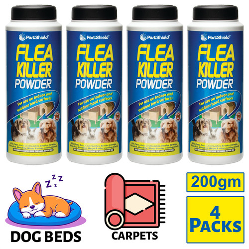 Flea killer powder - 4x,