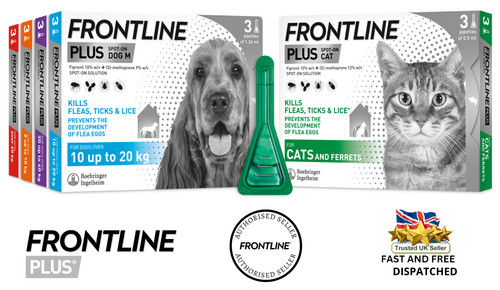 Frontline spot plus cat dog - cat,