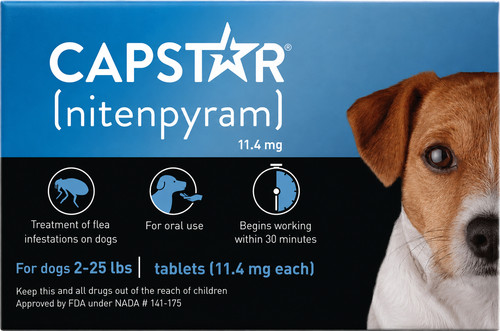 Capstar flea treatment tablets - capstar,